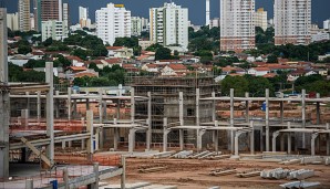 2012 glich das WM-Stadion von Cuiaba eher einer Baustelle als einer Fußballarena
