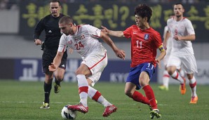 Pajtim Kasami (am Ball) hatte die Schweiz gegen Südkorea in Führung gebracht