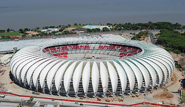 Das Stadion in Porto Alegre wurde extra für die WM ausgebaut