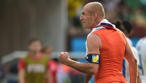 Arjen Robben hat mit der Elftal bei der WM bisher überzeugen können