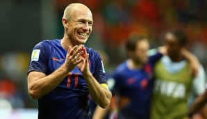 Man of the Match: Arjen Robben steuerte zwei sehenswerte Tore zu Hollands 5:1-Kantersieg bei