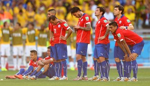 Hoffen und Bangen: Im Elfmeterschießen wurde Chile zum untröstlichen Verlierer