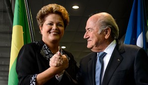 Dilma Rousseff blickt mit Freude auf die Weltmeisterschaft