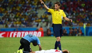 Felix Brych zeigte beim Spiel Uruguay gegen Costa Rica eine souveräne Leistung