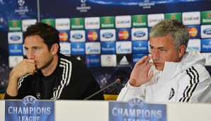 Jose Mourinho ist Frank Lampards aktueller Trainer an der Stamford Bridge
