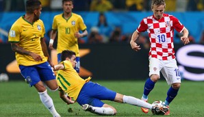 Nach dem Spiel gegen Brasilien klagte Modric über Schmerzen