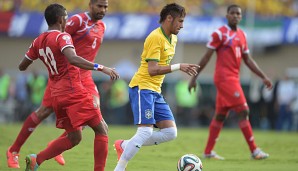 Neymar war einer der wenigen Lichtblicke im Spiel der Brasilianer