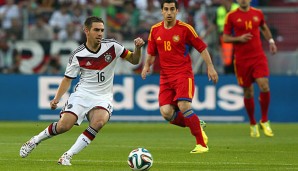 Philipp Lahm sieht seine Position bei der WM in Brasilien im Mittelfeld