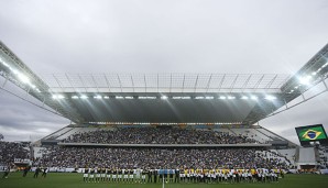Die Arena in Sao Paulo fasst normalerweise 68.500 Zuschauer