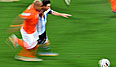 Lionel Messi wurde von den Niederlanden weitestgehend aus dem Spiel genommen