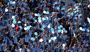 Einige argentinische Fans übertrieben es mit ihrer Freude über den Viertelfinaleinzug