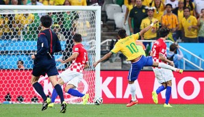Neymar erzielte für Brasilien den Ausgleich zum zwischenzeitlichen 1:1