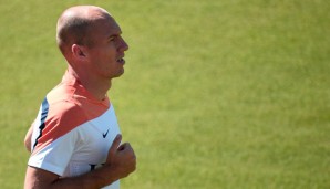 Arjen Robben absolvierte am Dienstag nur individuelles Training