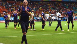 Arjen Robben war der überragende Mann der Niederländer gegen Spanien
