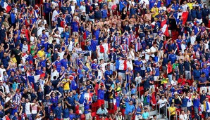 Im Stadion beim Spiel zwischen Frankreich und Nigeria blieb alles ruhig