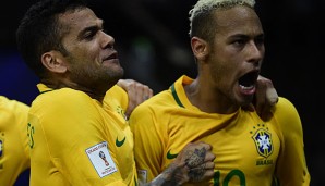 Neymar erzielte das entscheidende 2:1 für Brasilien