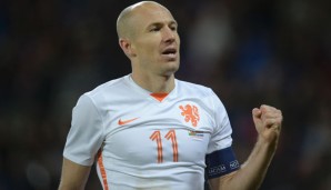 Arjen Robben wird der Niederlande in der WM-Quali fehlen