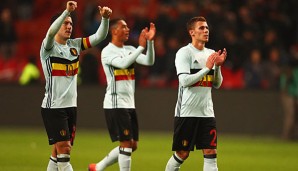 Thorgan und Eden Hazard haben bereits zusammen für Belgien gespielt