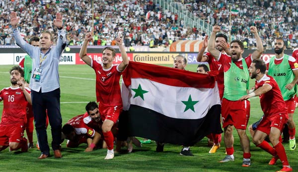 Syrien ist Teilnehmer der Qualifikation für die WM 2018