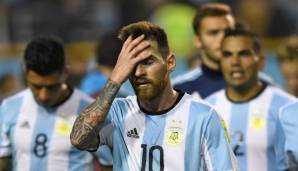 Auch Lionel Messi konnte Argentinien nicht zum Sieg über Peru führen