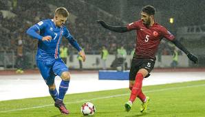 Das Hinspiel gegen die Türkei entschied Island mit 2:0 (2:0) für sich