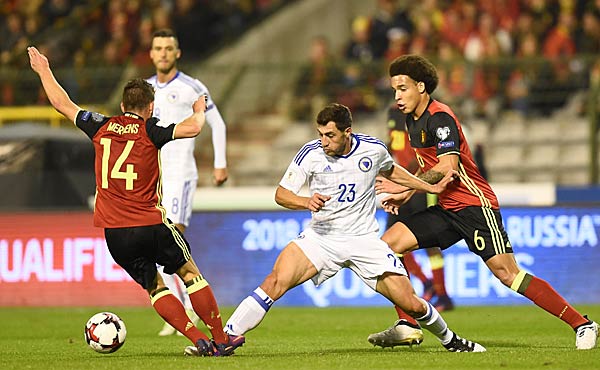 In der ersten Begegnung beider Mannschaften setzte sich Belgien deutlich mit 4:0 durch