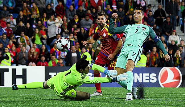 Cristiano Ronaldo brachte Portugal gegen Andorra auf die Siegerstraße