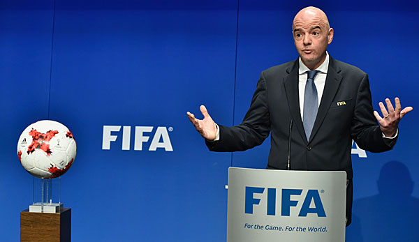 Giovanni Infantino deutet die Erhöhung des Preisgeldes als positives Zeichen "mit Blick auf die finanzielle Situation der FIFA