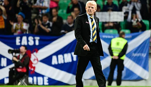 Gordon Strachan ist mit Schottland in der Qualifikation zur WM 2018 gescheitert