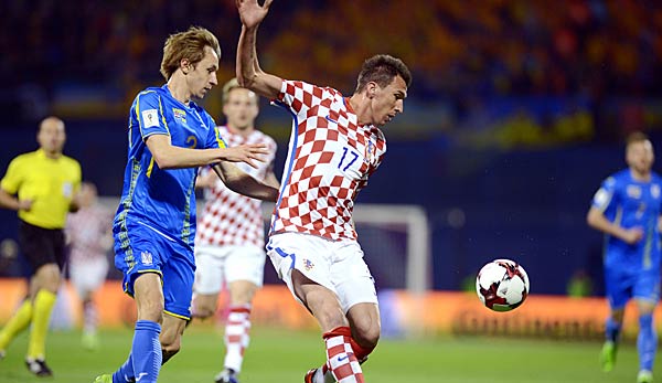 Im ersten Aufeinandertreffen setzte sich Kroatien mit Mario Mandzukic mit 1:0 gegen die Ukraine durch
