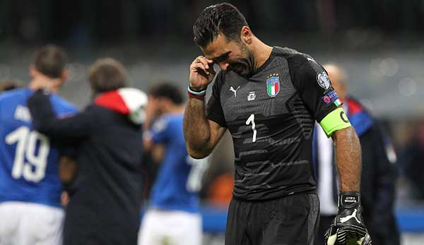 Italien und Gianluigi Buffon trauern um das WM-Aus