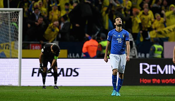 Italien verliert das Playoff-Hinspiel in Schweden