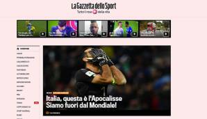 Die Gazzetta dello Sport vermeldet gar: "Italien, das ist die Apokalypse"