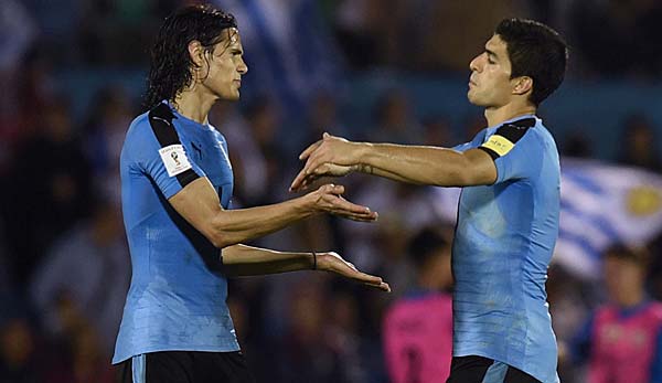Edinson Cavani und Luis Suarez sind das Prunkstück des uruguayischen Kaders.