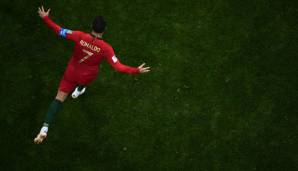 Cristiano Ronaldo hat gegen Spanien drei Tore erzielt.