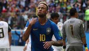 Neymar erzielte beim 2:0 gegen Costa Rica den finalen Treffer.