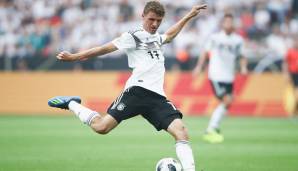 Von welcher Position aus trifft Thomas Müller bei der WM in Russland?