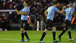 7. Uruguay: Nur Brasilien war in der Südamerika-Qualifikation besser. Überall gut besetzt, nur auf den Außenverteidiger-Positionen fällt die Qualität etwas ab.