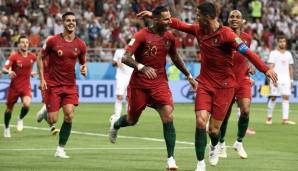 Platz 8: Portugal | Fantastischer Ronaldo in Spiel eins gegen Spanien, dann mit Mühe gegen Marokko und Iran. Insgesamt aber stabil.