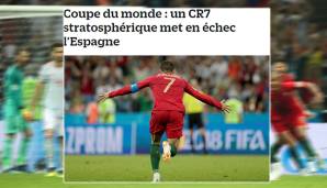 Le Parisien bewertet Ronaldos Leistung als "außerirdisch".