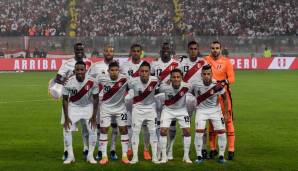 Platz 15: Peru - Bei den Peruanern spielen immerhin fünf Spieler aus dem WM Kader in der Heimat.