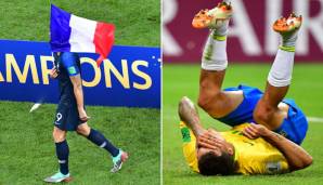 Frankreich jubelt, Neymar am Boden: Die Tops und Flops der WM.