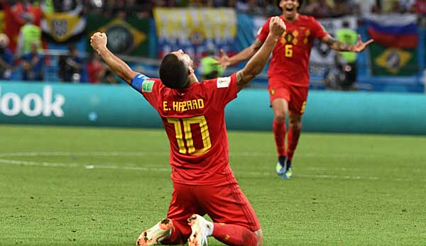 Belgien hat sich im Viertelfinale gegen Brasilien durchgesetzt.