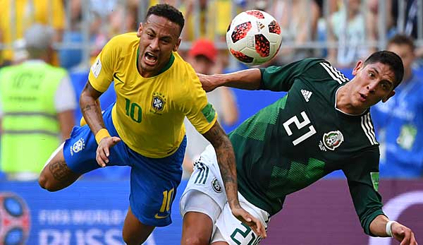 Neymar trifft im Viertelfinale mit Brasilien auf Belgien.