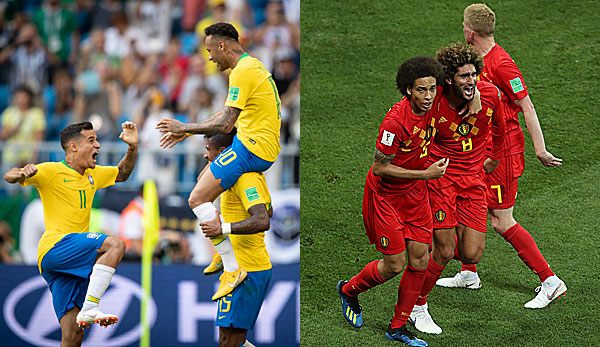 Brasilien trifft im Viertelfinale auf Belgien.
