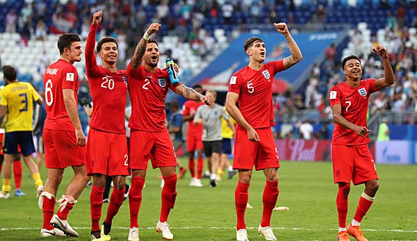 Die englische Nationalmannschaft trifft im WM-Halbfinale auf Kroatien.