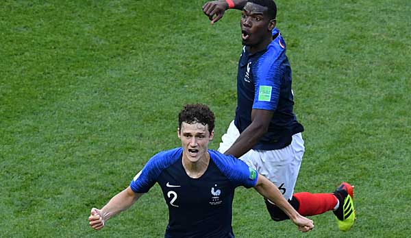 Frankreich hat sich auch durch einen Treffer von Benjamin Pavard gegen Argentinien durchgesetzt.