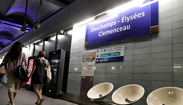 Die Pariser Metro hat sechs Sationen zu Ehren der neuen Weltmeister umbenannt.