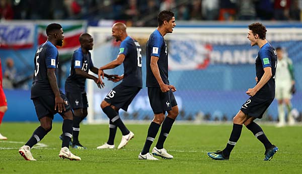Frankreich geht als Favorit ins WM-Finale gegen Kroatien.
