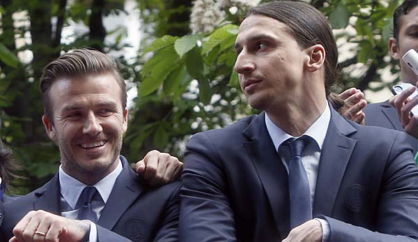 David Beckham und Zlatan Ibrahimovic vereinbarten eine kuriose Wette.